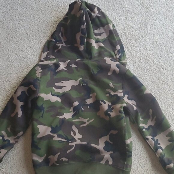 Polo Ralph Lauren Boys Camo‎ Fleece Hooded Sweatshirt (10/12) - Picture 2 of 2